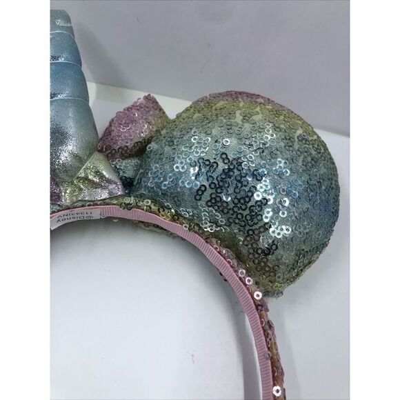 Disney Parks Unicorn Minnie Mouse Ears Headband-pastel Sequin Bow Horn - Picture 15 of 16